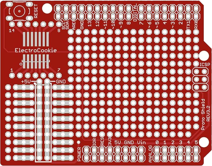 Image of Electrocookie Uno Propboard