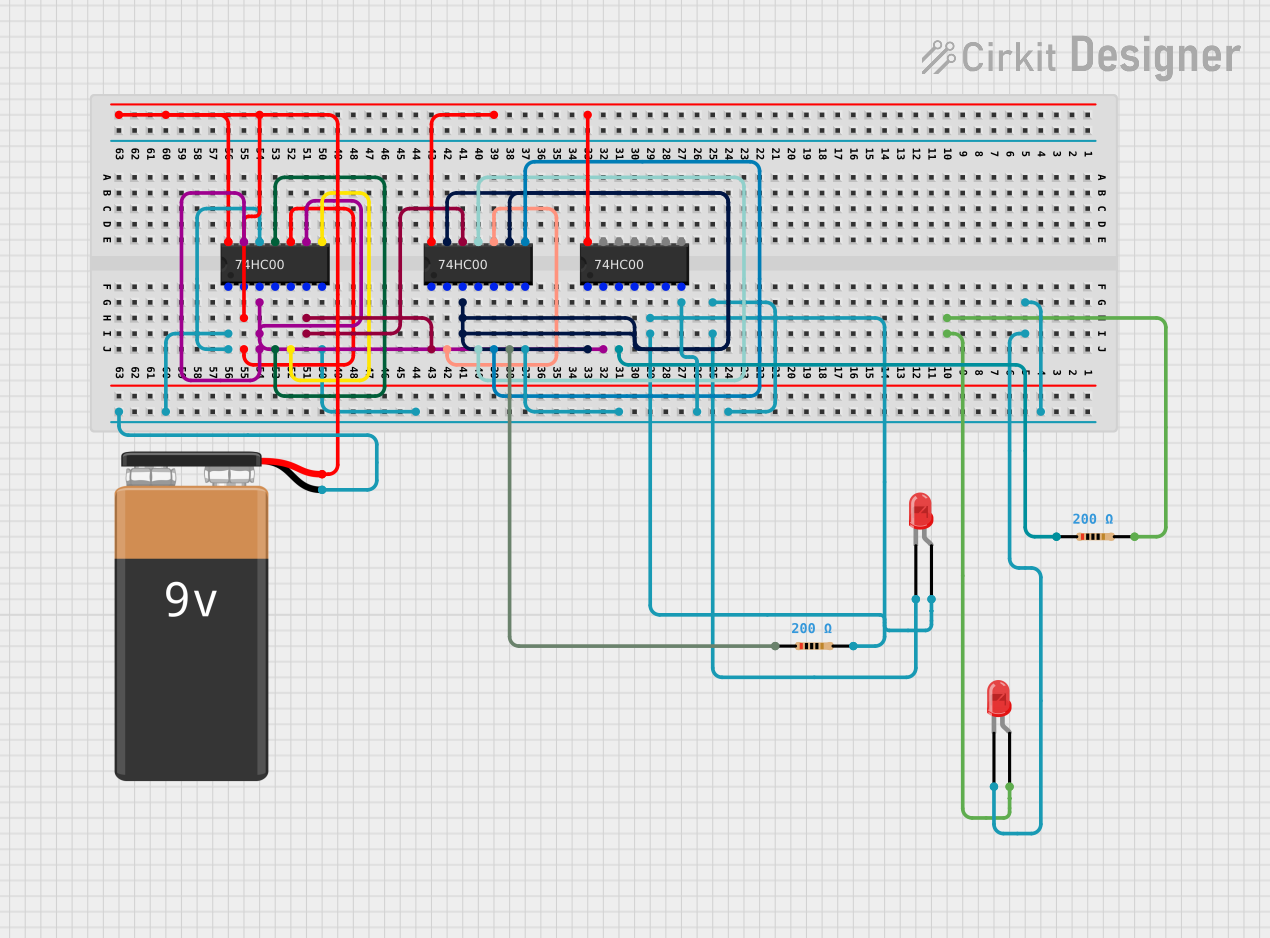 Image of full adder: A project utilizing SN74HC86N in a practical application