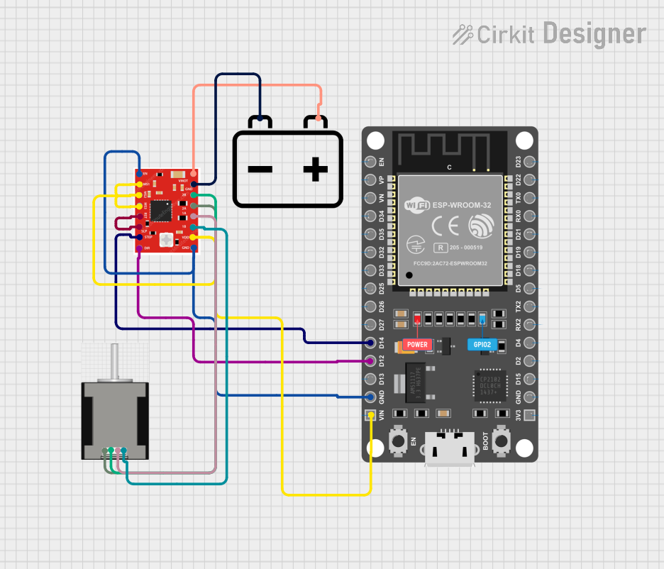 Image of justrotatingsteppermotor: A project utilizing A988 DRIVER  in a practical application