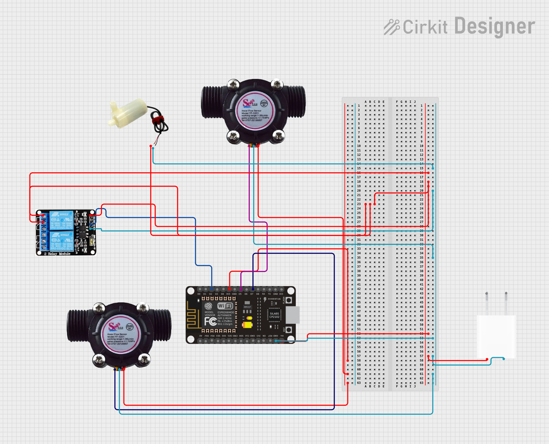 Image of water project: A project utilizing 5v mini water pump in a practical application