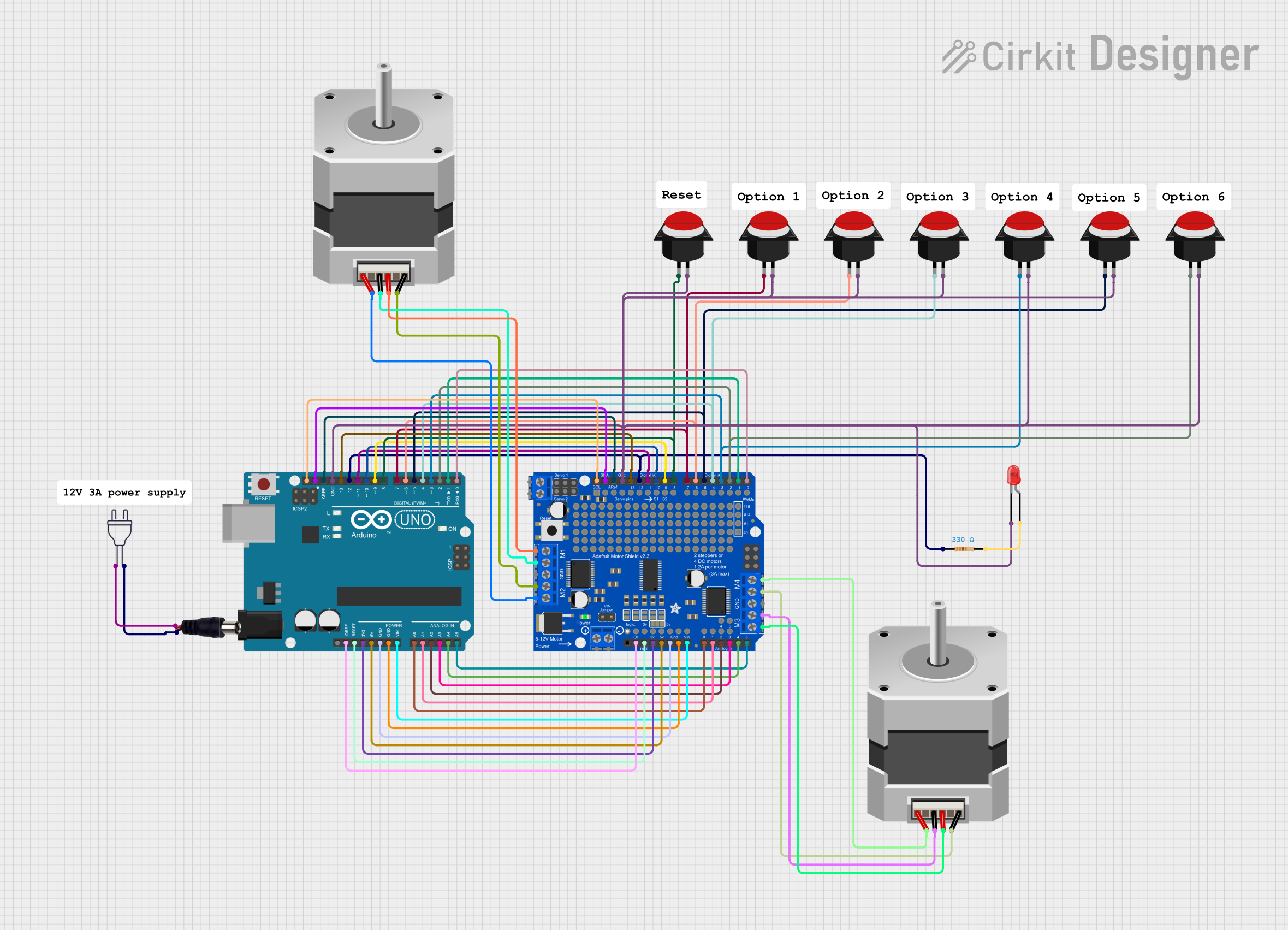 Image of Sophmore Vending Machine Project: A project utilizing Arduino Motor Shield (Rev3) in a practical application