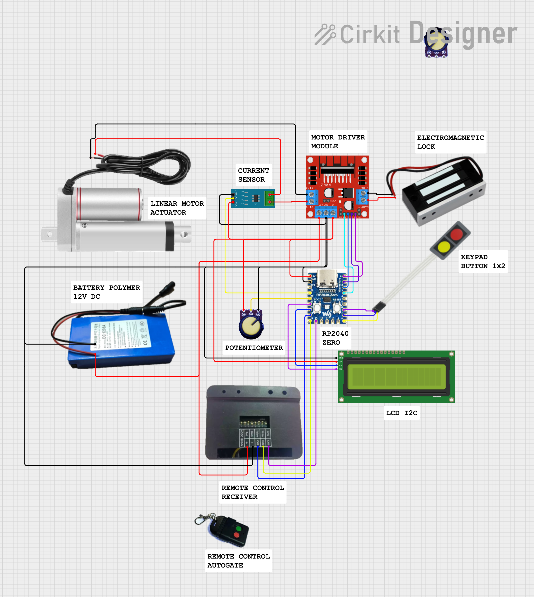 Image of FYP CIRCUIT DIAGRAM: A project utilizing RAMPS1.4. in a practical application