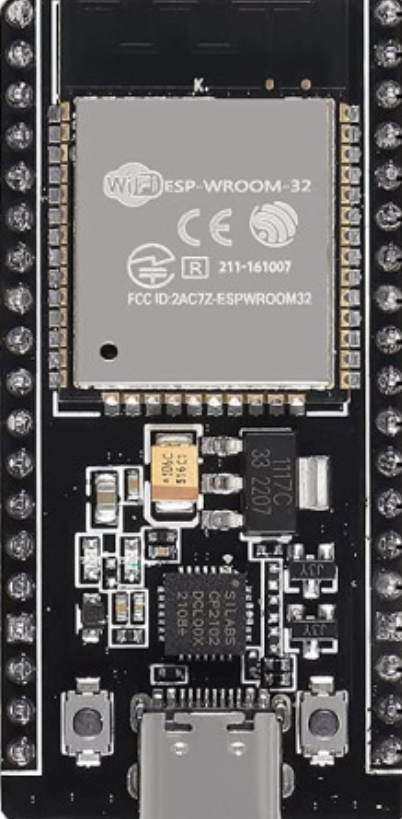 Image of ESP32 WROOM-32 C Type CP2102 USB Dual Core WiFi + Bluetooth 38 Pins