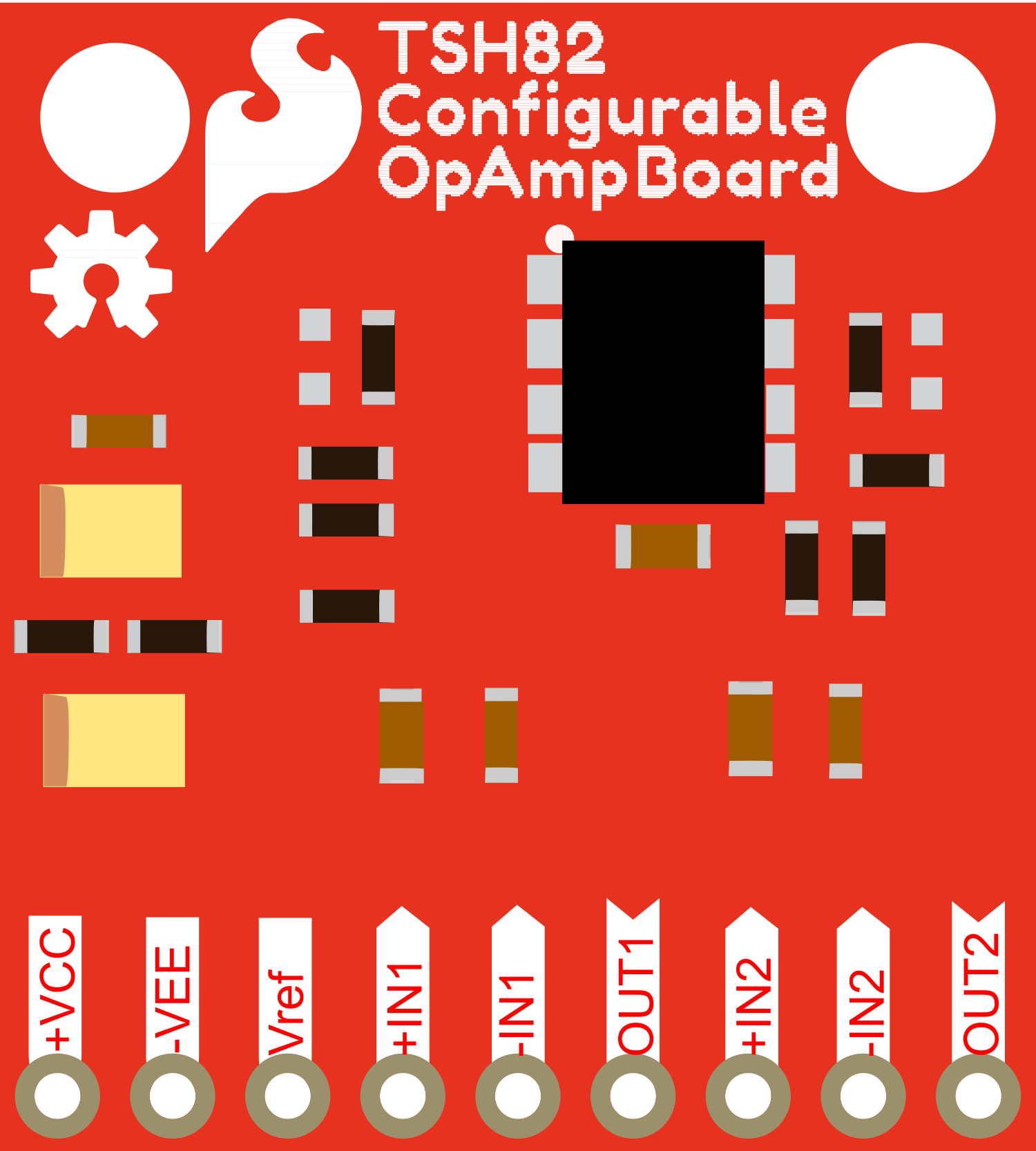 Image of Sparkfun Configurable OpAmp Board - TSH82