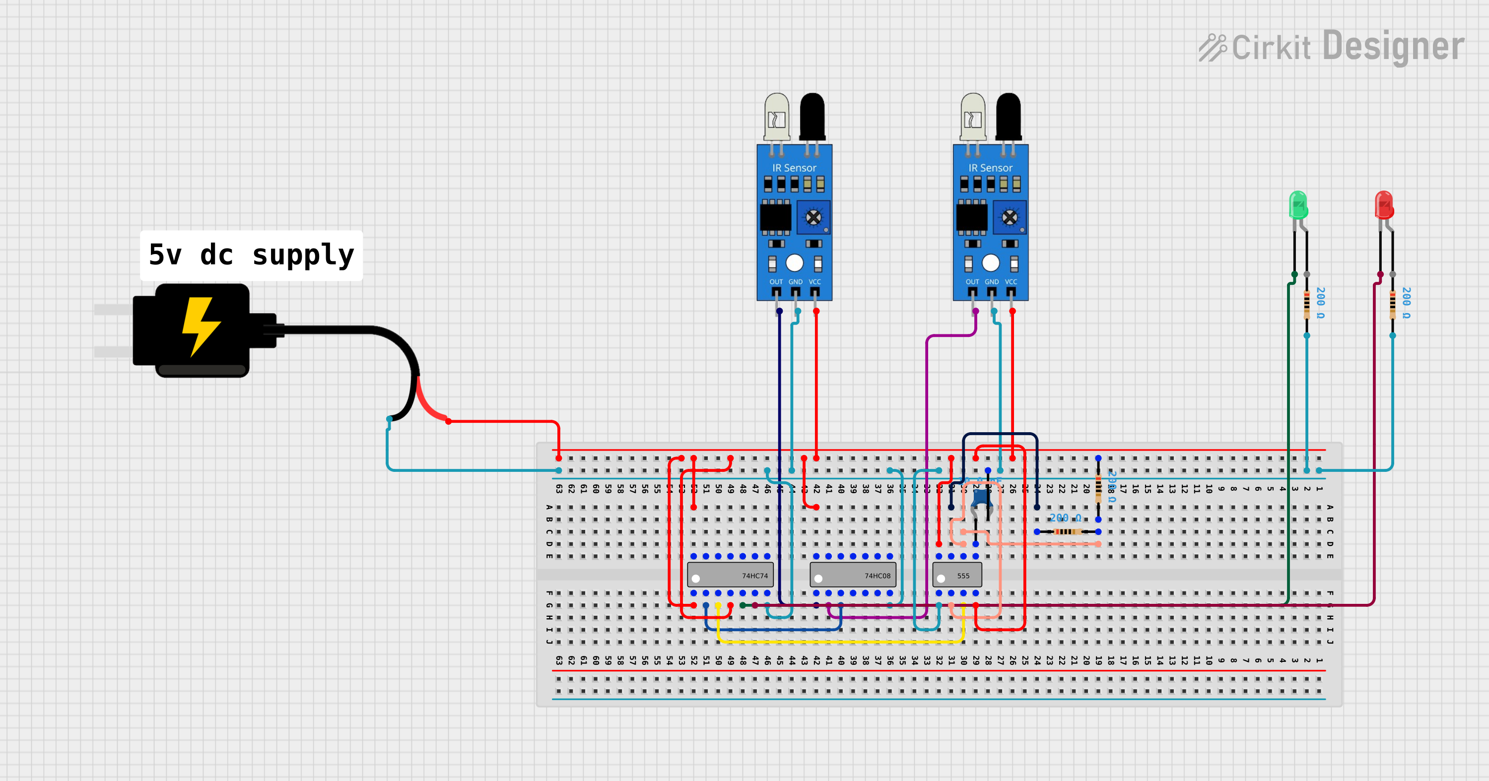 Image of smart parking system: A project utilizing IRF510 in a practical application