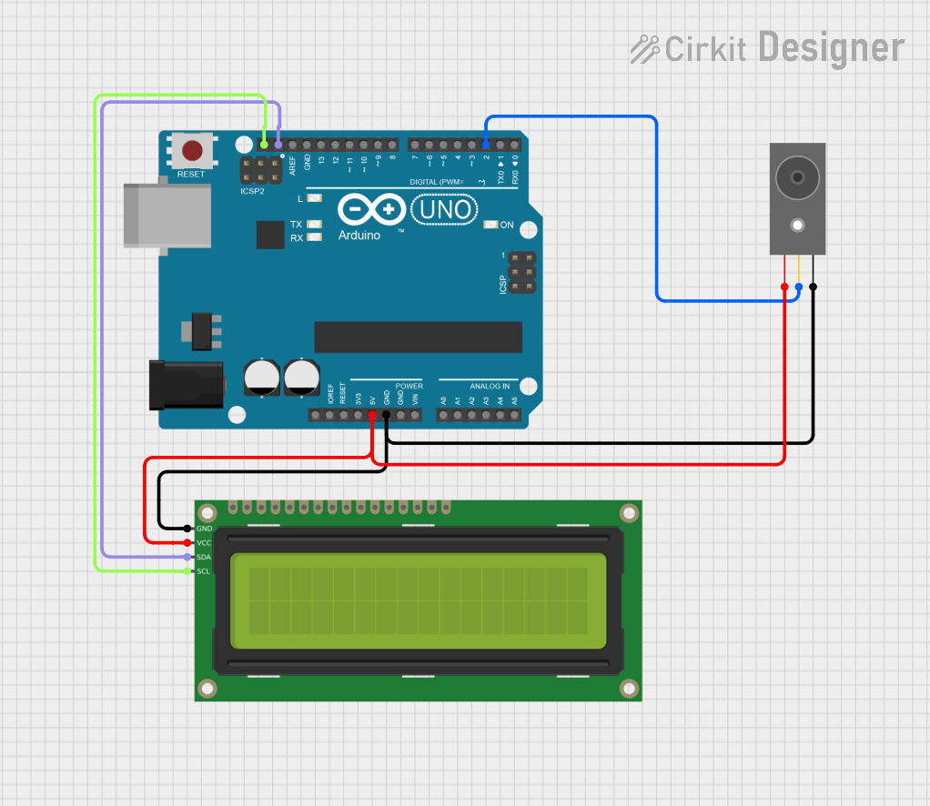 Image of Break Beam Sensor Demo: A project utilizing IR Break Beam Sensor in a practical application