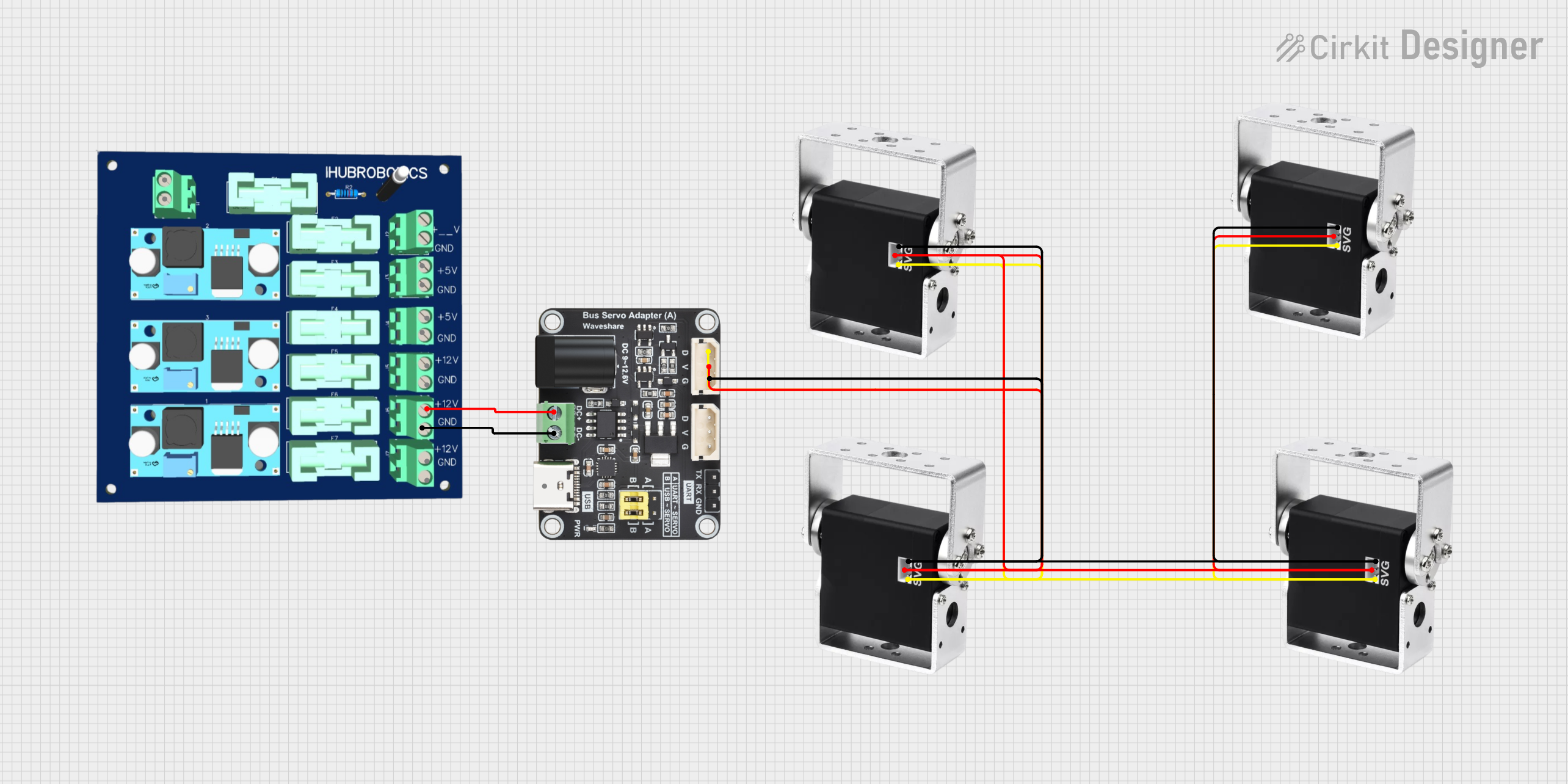 Image of servo : A project utilizing SERVO MOTOR in a practical application