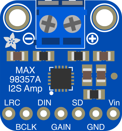 Image of Adafruit  MAX98357A I2S 3W Class D Amplifier