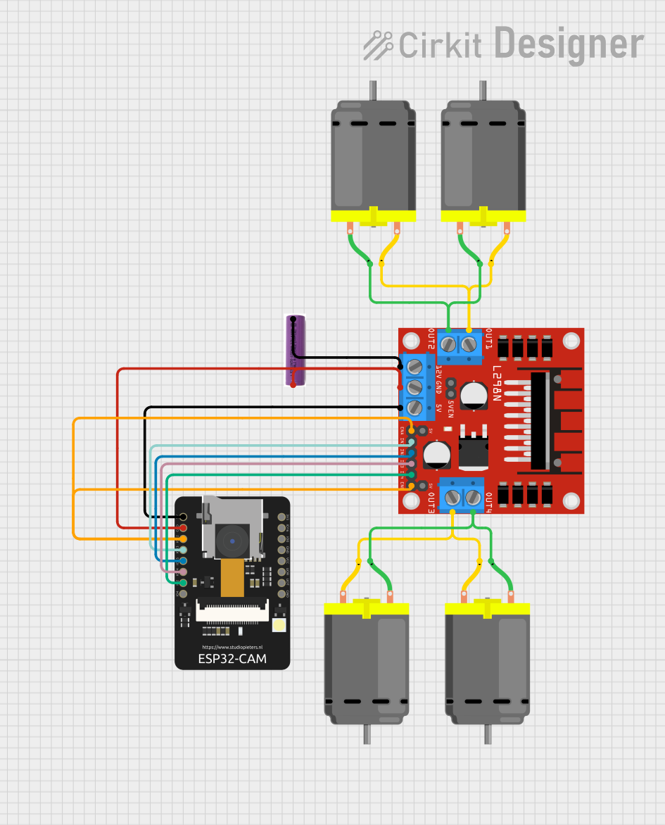 Image of FPV car: A project utilizing L298_BRIDGE_DRIVER in a practical application