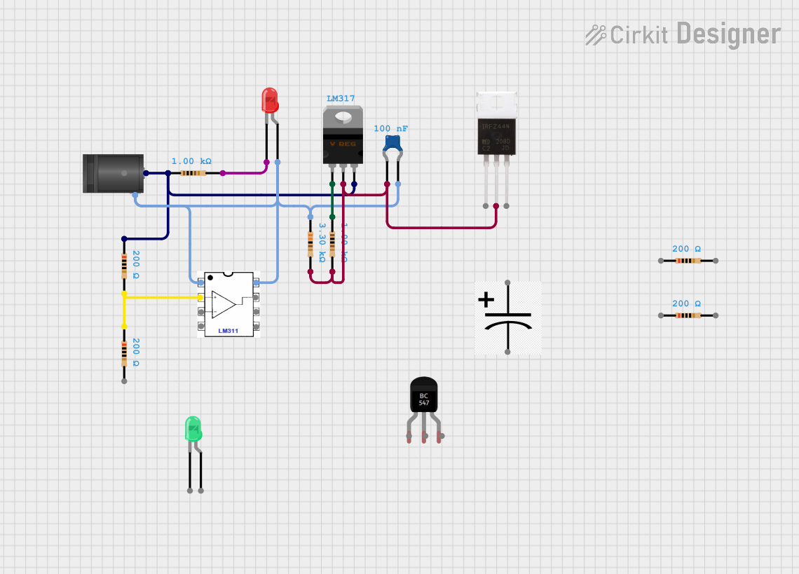 Image of Super capacitor: A project utilizing LM317 Voltage Regulator in a practical application