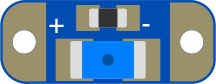 Image of LED Sequin - Royal Blue