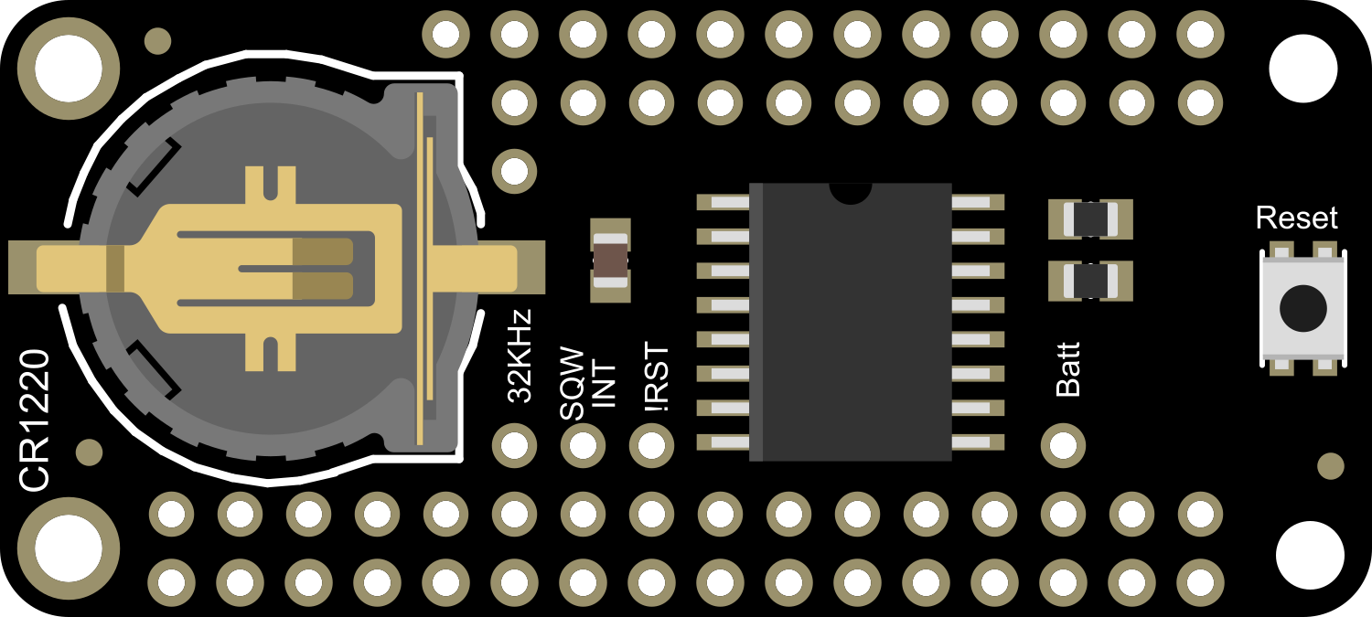 Image of Adafruit Precision RTC FeatherWing