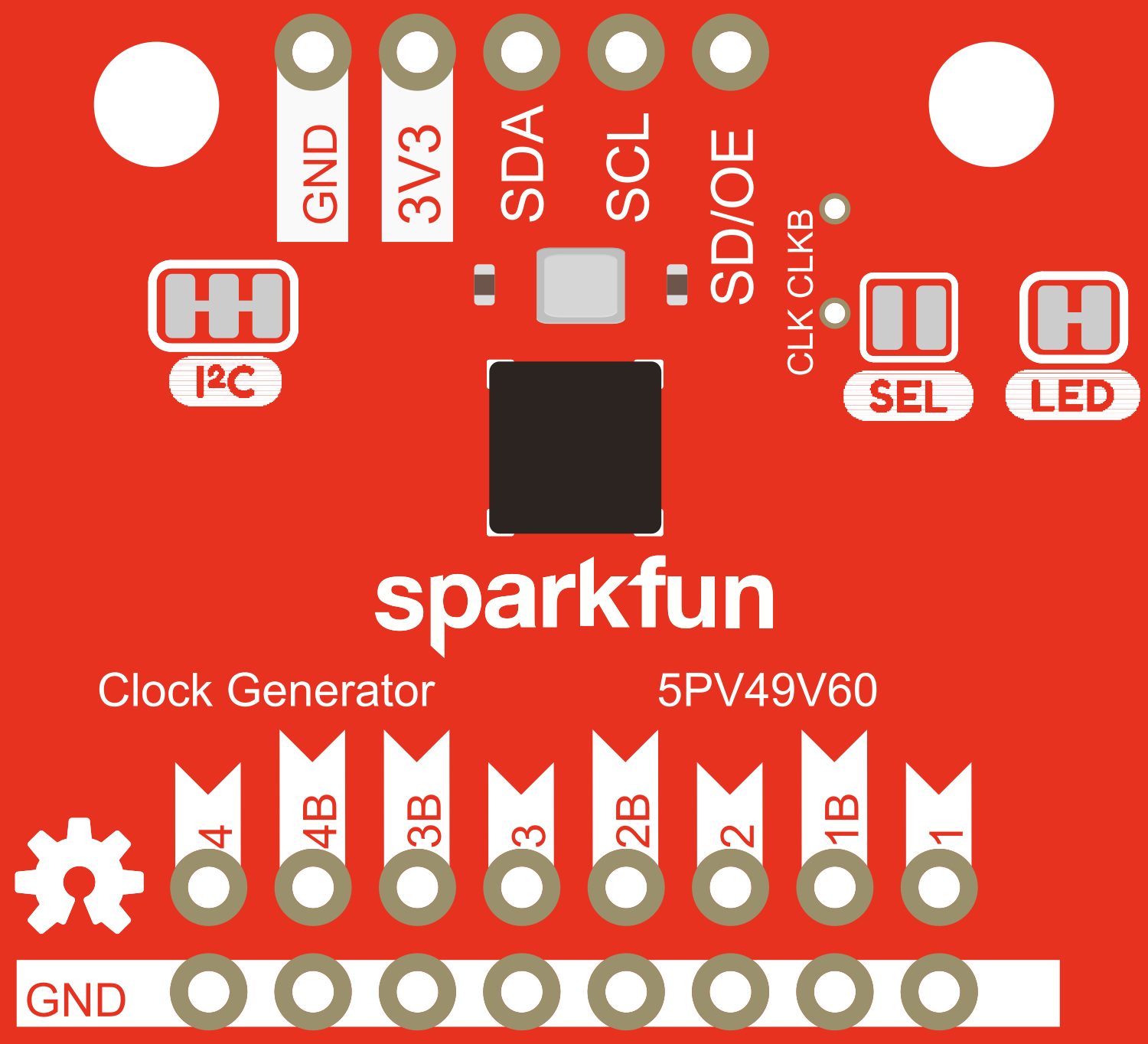 Image of SparkFun Clock Generator 5PV49V60