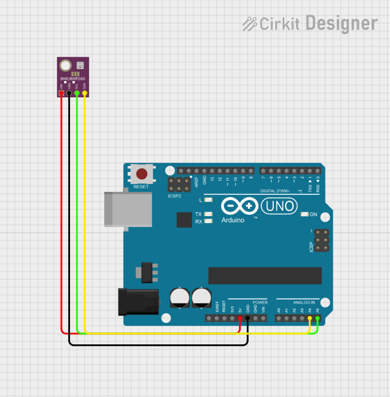 Image of BME_280_UNO: A project utilizing Adafruit BME680 in a practical application