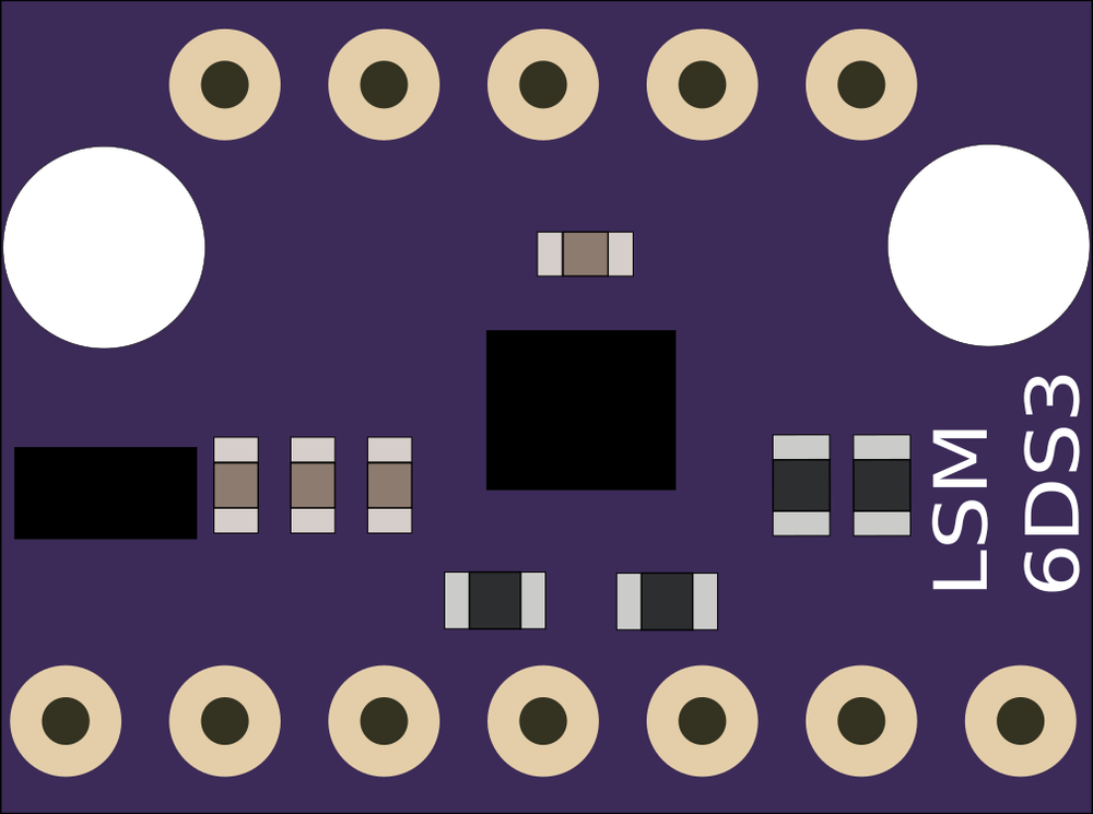 Image of LSM6DS3 (Internally BMI160)