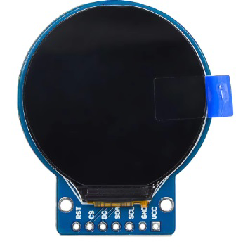 Image of round TFT display