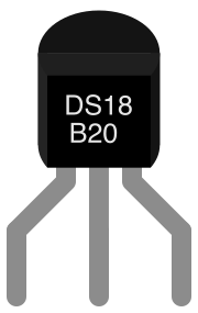 Image of DS18B20 1-Wire Temperature Sensor